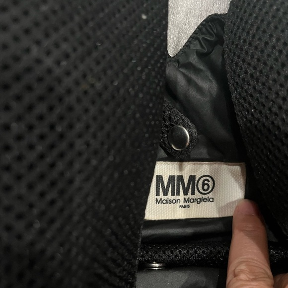 MM6 Maison Martin Margiela Black Mesh Carryall Japanese tote bag - Picture 8 of 9